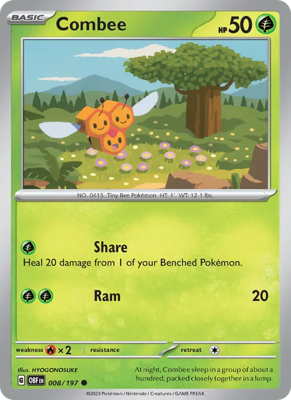 Combee, Obsidian Flames #8