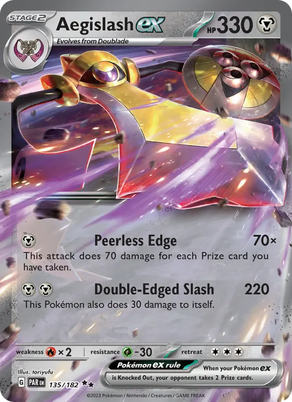 Aegislash ex, Paradox Rift #135