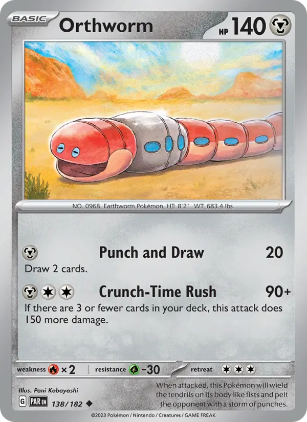 Orthworm, Paradox Rift #138