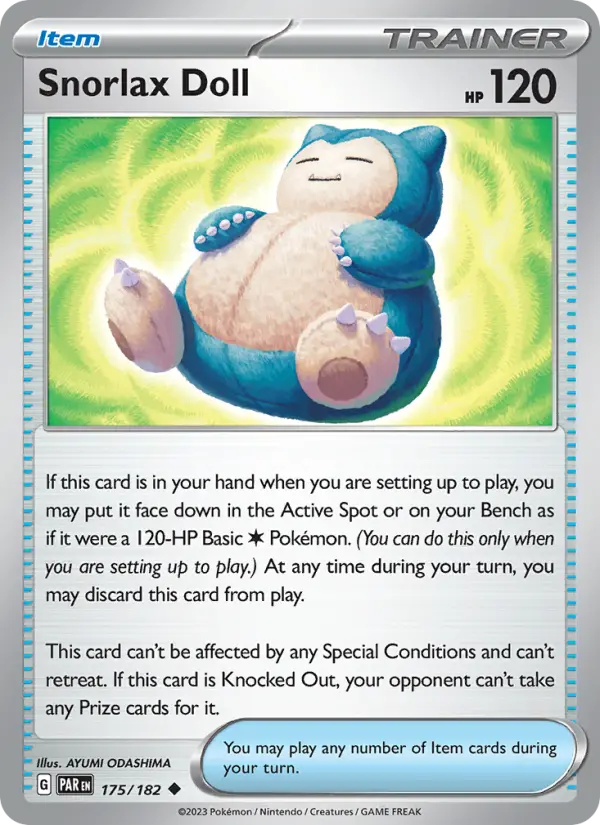 Snorlax Doll, Paradox Rift #175