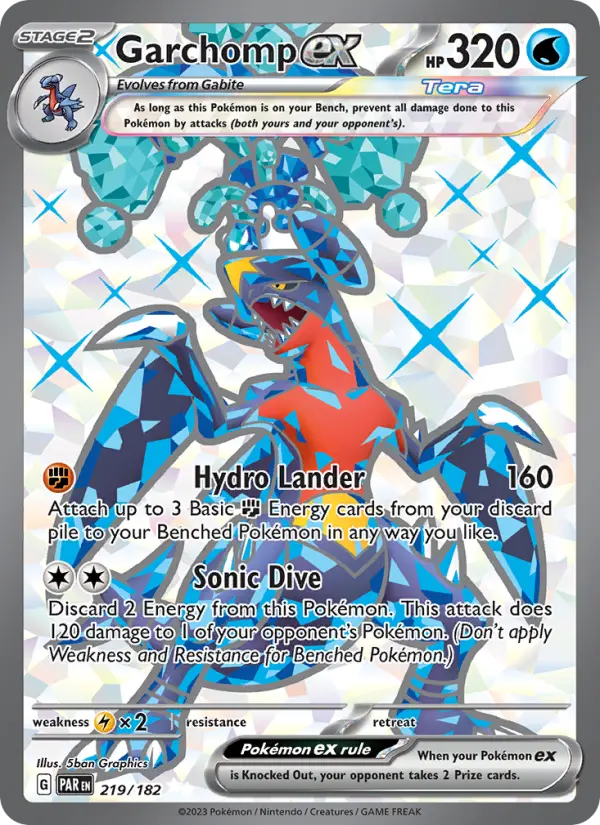 Garchomp ex, Paradox Rift #219