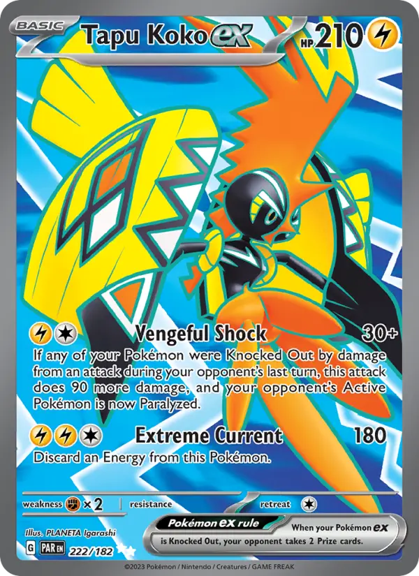 Tapu Koko ex, Paradox Rift #222