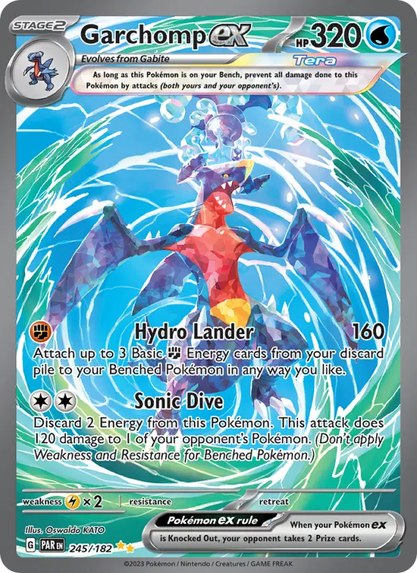 Garchomp ex, Paradox Rift #245