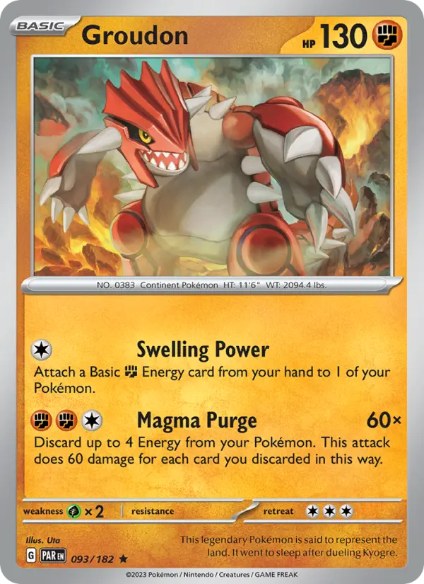 Groudon, Paradox Rift #93