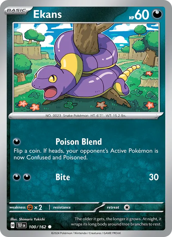 Ekans, Temporal Forces #100