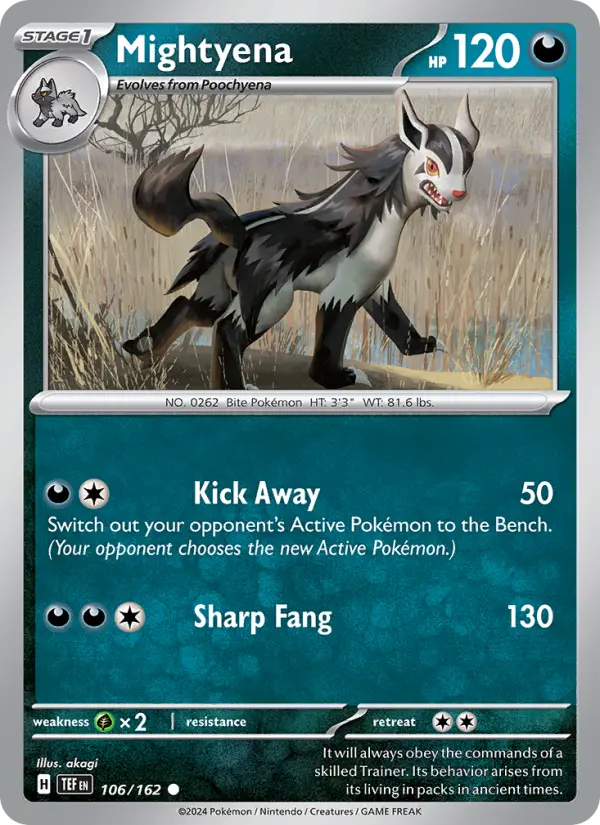 Mightyena, Temporal Forces #106