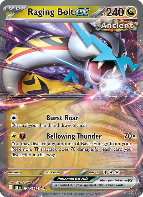 Raging Bolt ex, Temporal Forces #123