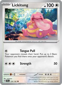 Lickitung, Temporal Forces #124/162