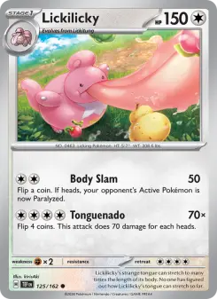 Lickilicky, Temporal Forces #125/162