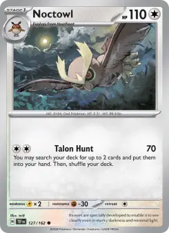 Noctowl, Temporal Forces #127/162