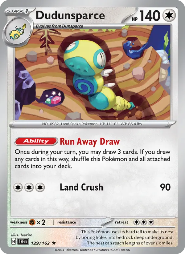 Dudunsparce, Temporal Forces #129