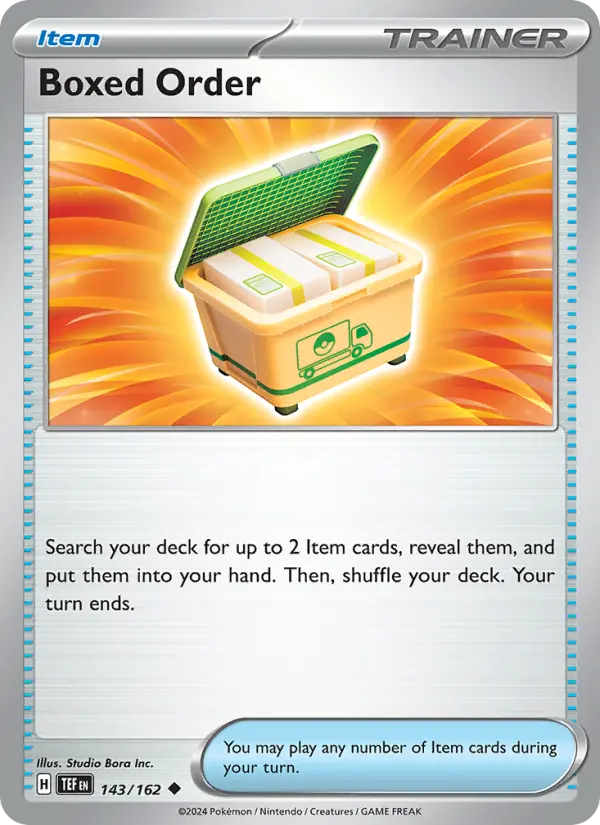 Boxed Order, Temporal Forces #143