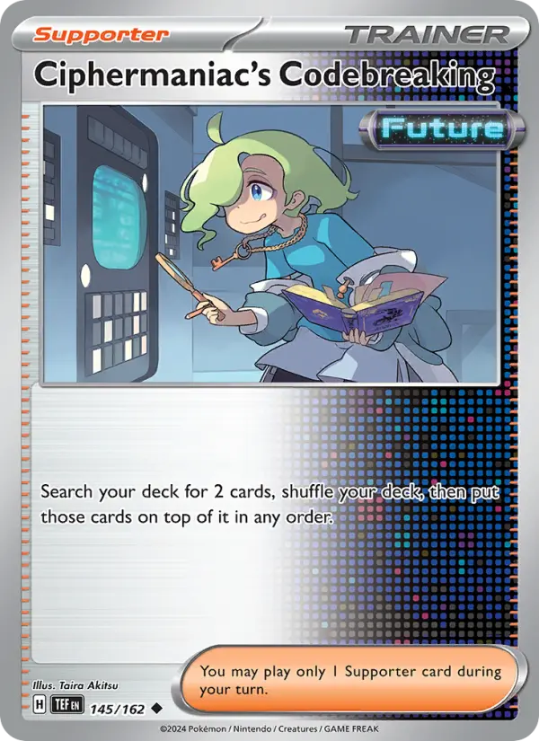 Ciphermaniac's Codebreaking, Temporal Forces #145