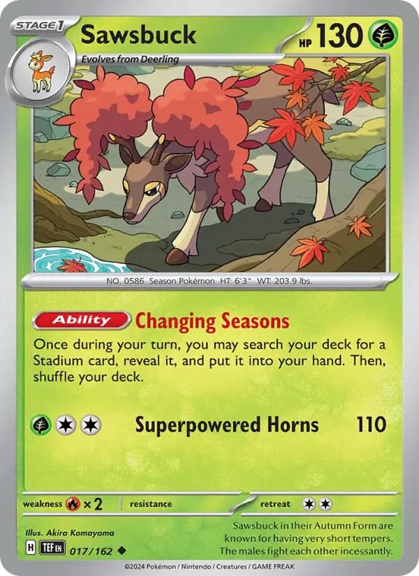 Sawsbuck, Temporal Forces #17