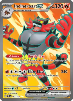 Incineroar ex, Temporal Forces #187/162