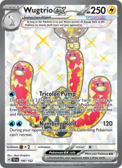 Wugtrio ex, Temporal Forces #190/162