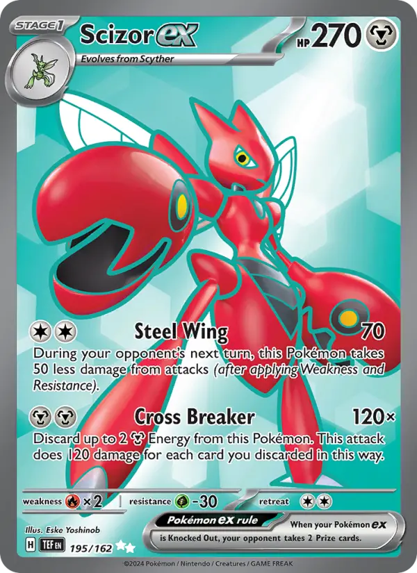Scizor ex, Temporal Forces #195