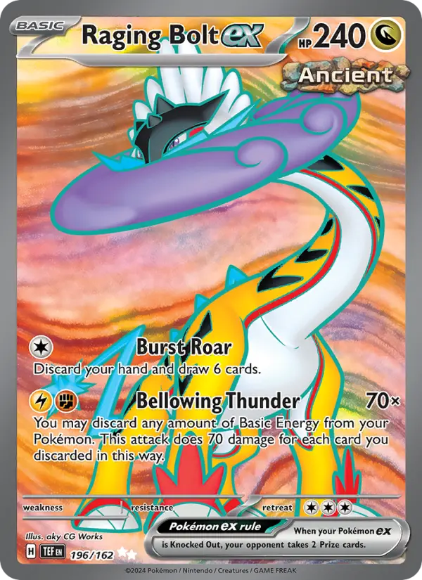 Raging Bolt ex, Temporal Forces #196
