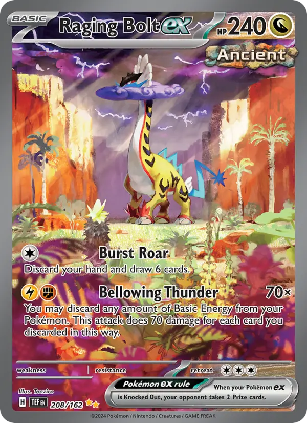 Raging Bolt ex, Temporal Forces #208