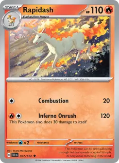 Rapidash, Temporal Forces #27/162