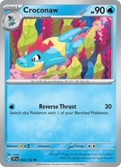 Croconaw, Temporal Forces #40/162