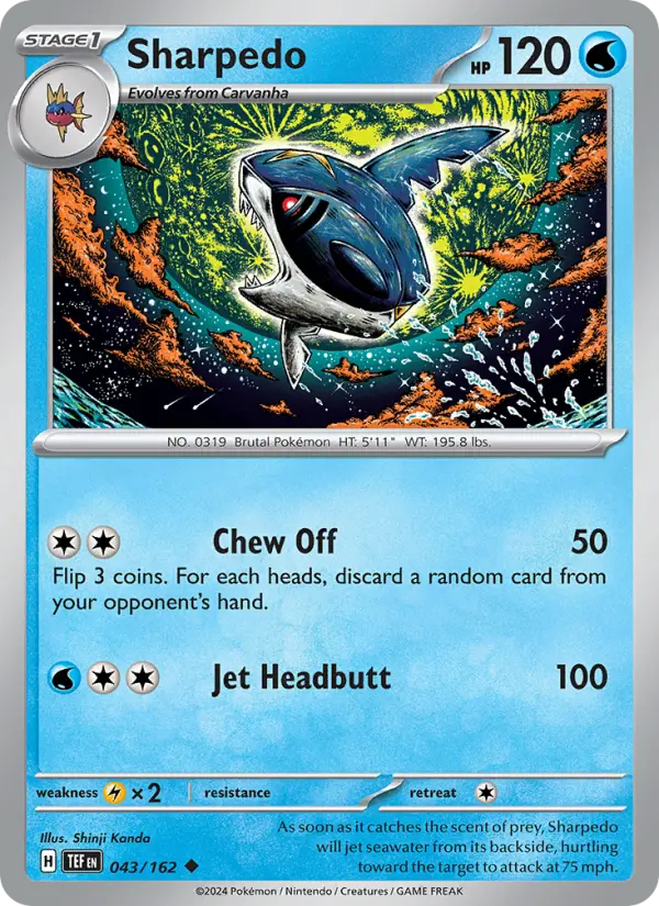 Sharpedo, Temporal Forces #43