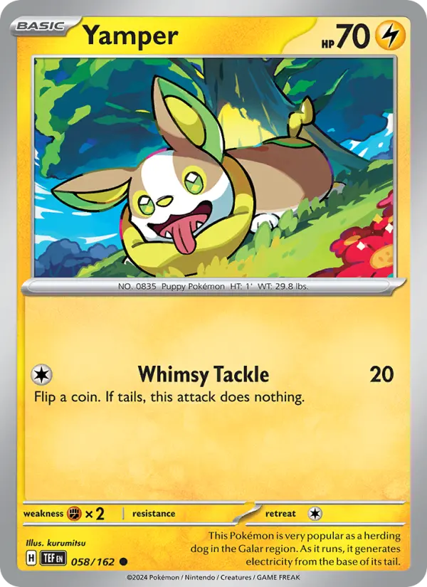 Yamper, Temporal Forces #58