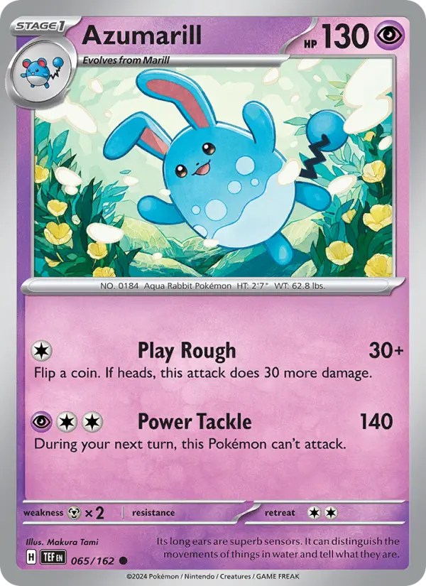 Azumarill, Temporal Forces #65