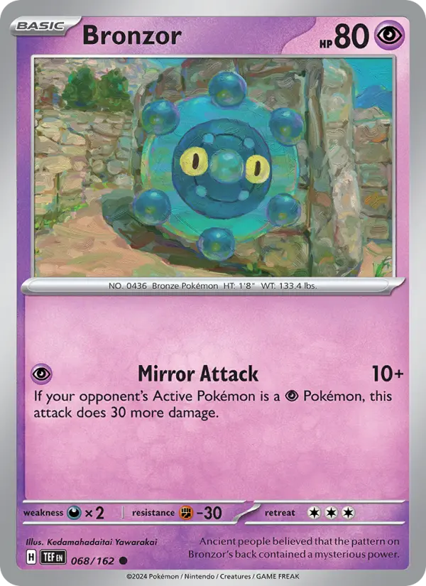 Bronzor, Temporal Forces #68