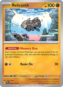 Relicanth, Temporal Forces #84/162