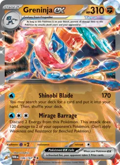 Greninja ex, Twilight Masquerade #106/167