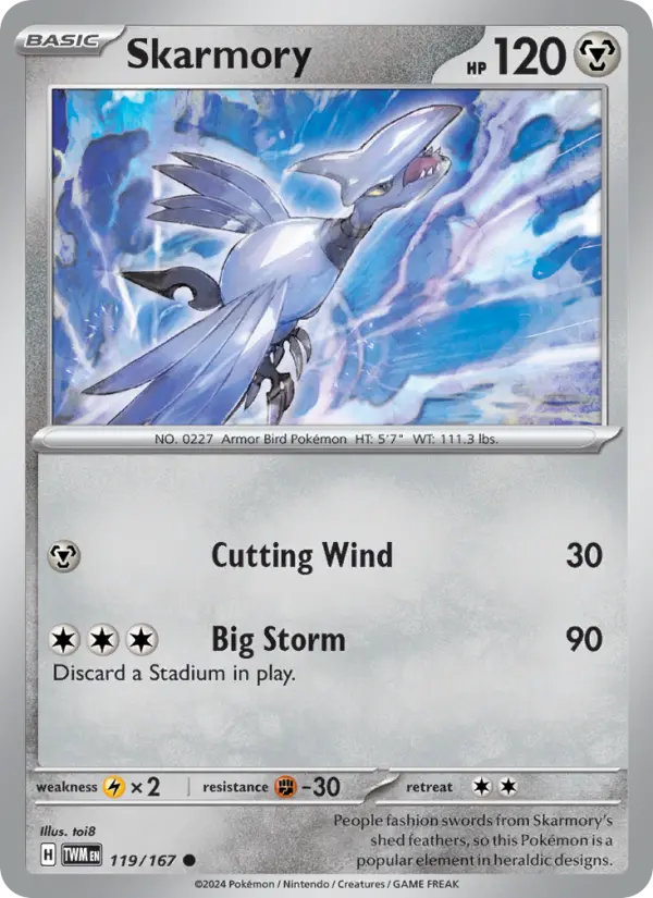 Skarmory, Twilight Masquerade #119