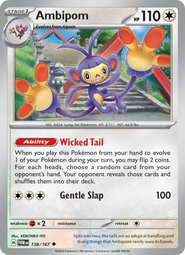 Ambipom, Twilight Masquerade #138