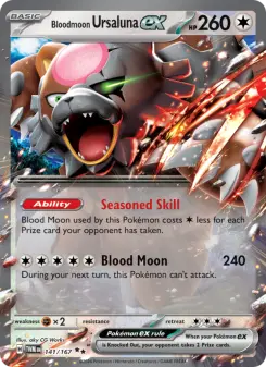 Bloodmoon Ursaluna ex, Twilight Masquerade #141/167