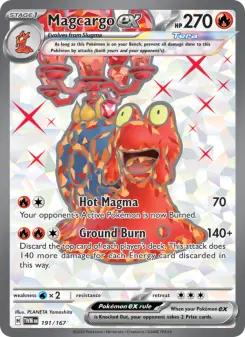 Magcargo ex, Twilight Masquerade #191/167