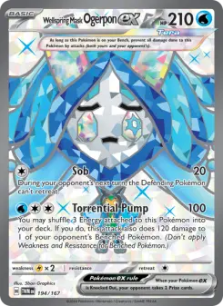 Wellspring Mask Ogerpon ex, Twilight Masquerade #194/167