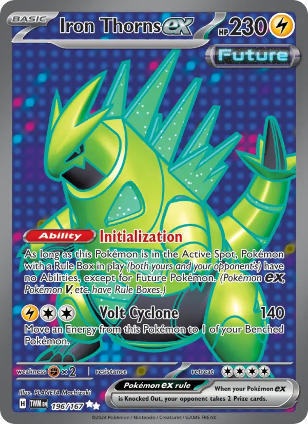 Iron Thorns ex, Twilight Masquerade #196