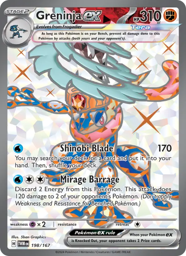 Greninja ex, Twilight Masquerade #198