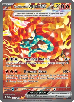 Hearthflame Mask Ogerpon ex, Twilight Masquerade #212/167