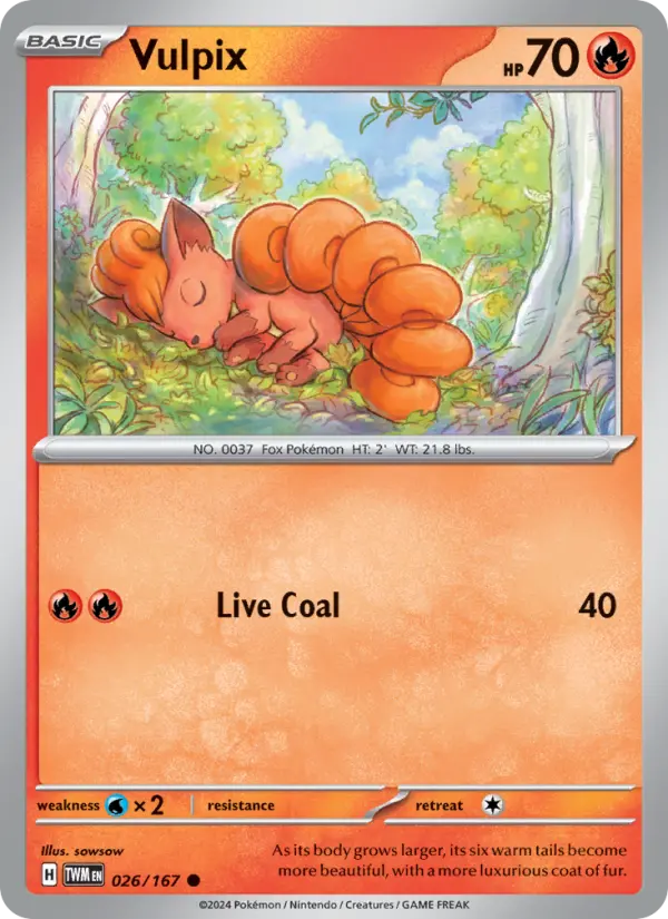Vulpix, Twilight Masquerade #26