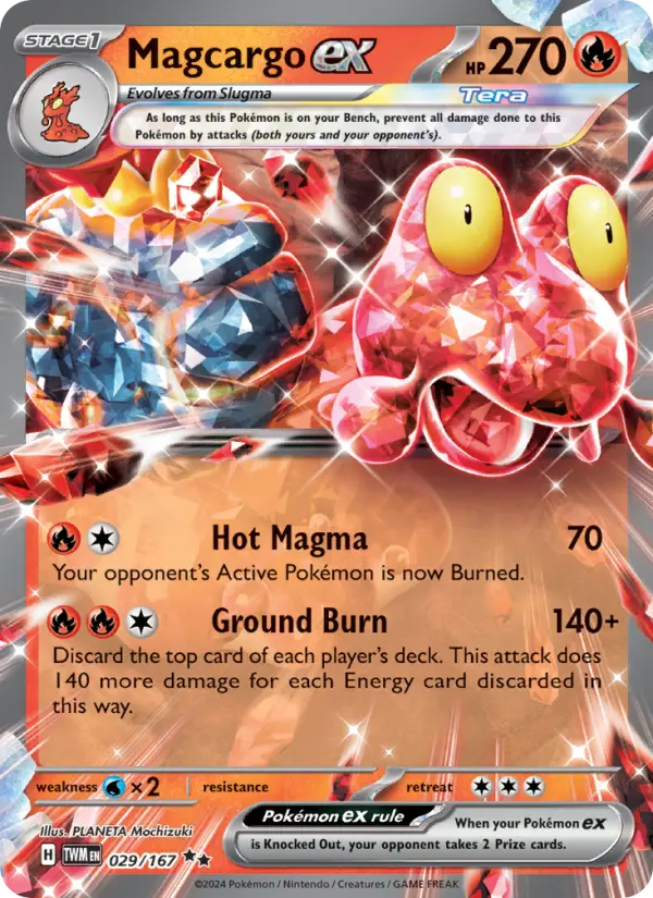 Magcargo ex, Twilight Masquerade #29