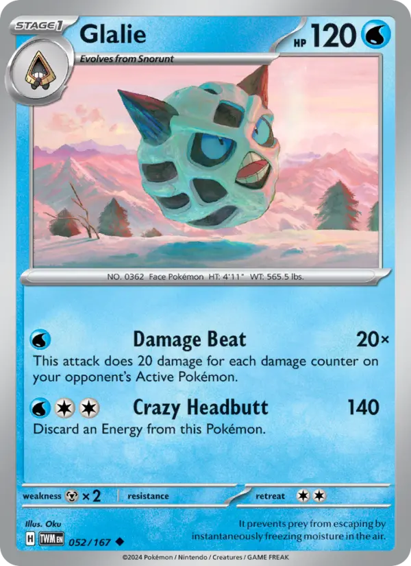 Glalie, Twilight Masquerade #52