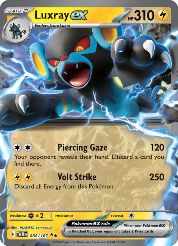 Luxray ex, Twilight Masquerade #68