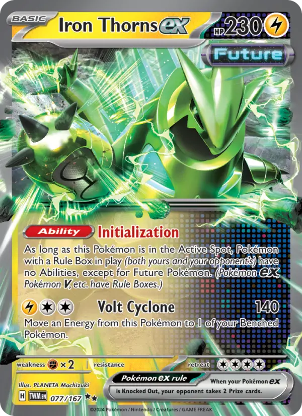 Iron Thorns ex, Twilight Masquerade #77