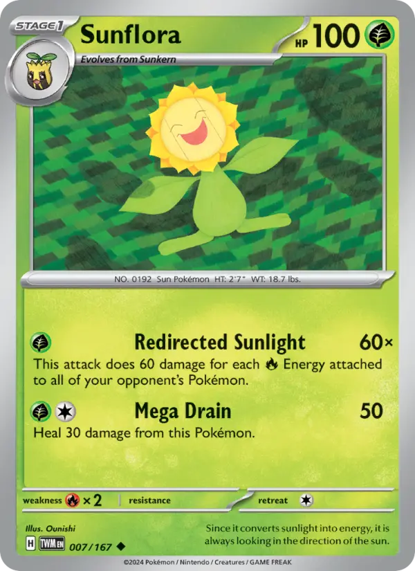 Sunflora, Twilight Masquerade #7