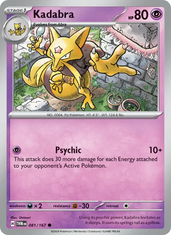 Kadabra, Twilight Masquerade #81