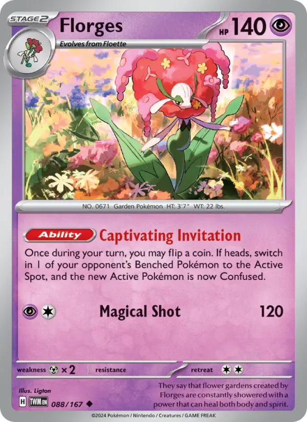 Florges, Twilight Masquerade #88