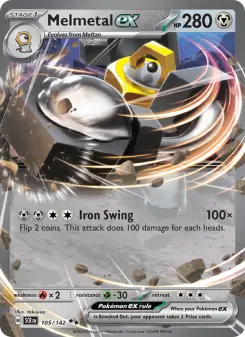 Melmetal ex, Stellar Crown #105/142