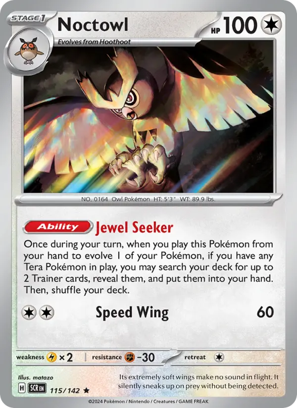 Noctowl, Stellar Crown #115