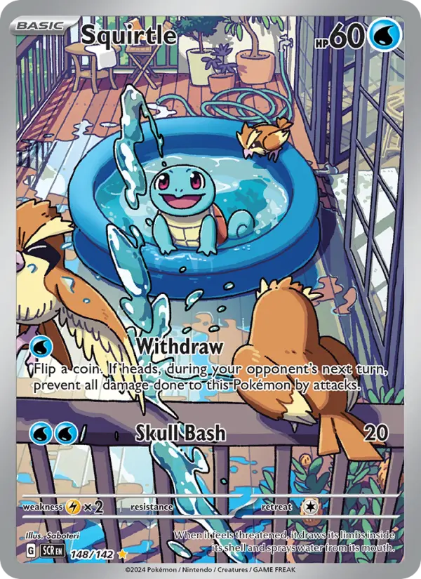 Squirtle, Stellar Crown #148